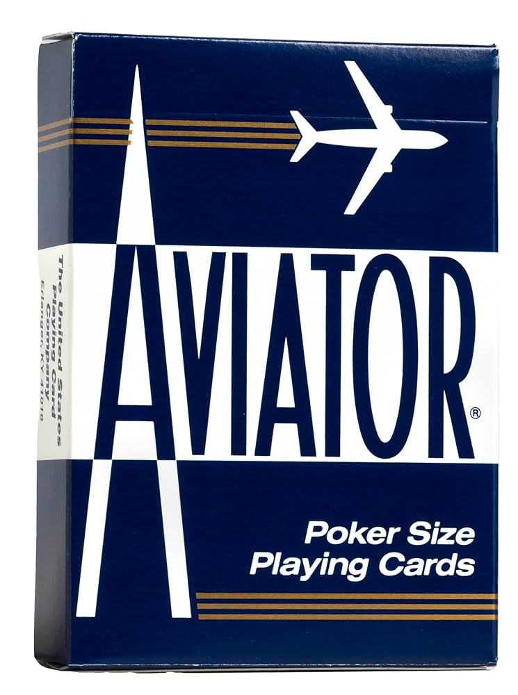 Aviator Poker Size Playing Cards, Colors May Vary : Amazon